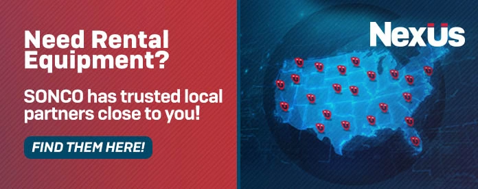 Rental equipment map USA local partners network