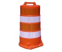 Channelizer Drum with Reflective Sheeting