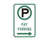Pay for Parking Sign | Size Options