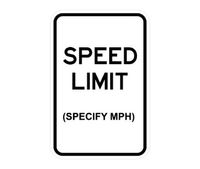 Speed Limit Sign | R2-1 | Custom MPH