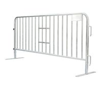 7.5 ft Metal Barricade | Feet Options | Heavy-Duty