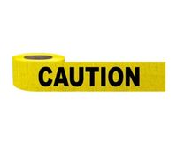 Woven Caution Barricade Tape
