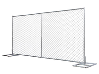6’ x 12’ Inline Chain-Link Fence Panel